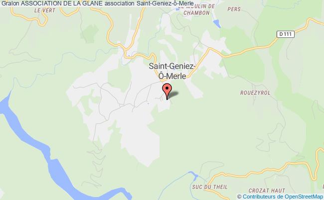 plan association Association De La Glane Saint-Geniez-ô-Merle