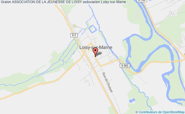 plan association Association De La Jeunesse De Loisy Loisy-sur-Marne