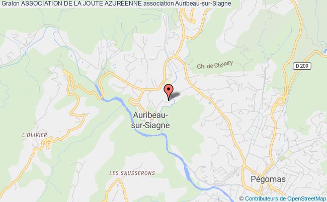 plan association Association De La Joute AzurÉenne Auribeau-sur-Siagne
