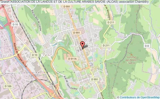 plan association Association De La Langue Et De La Culture Arabes Savoie (alcas) Chambéry