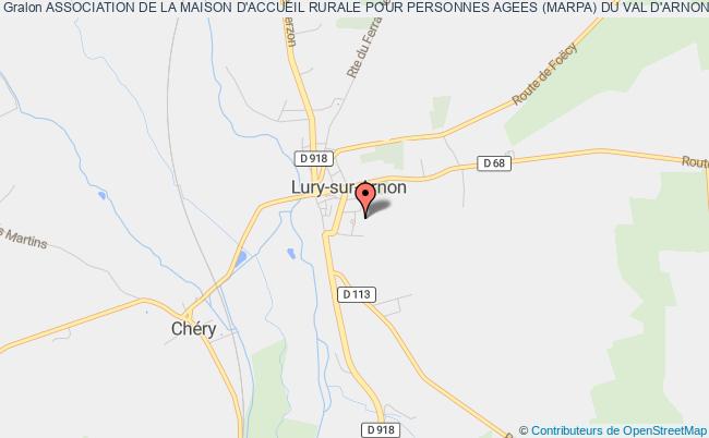 plan association Association De La Maison D'accueil Rurale Pour Personnes Agees (marpa) Du Val D'arnon Lury-sur-Arnon