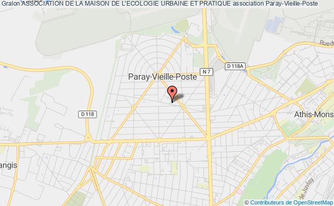 plan association Association De La Maison De L'ecologie Urbaine Et Pratique Paray-Vieille-Poste