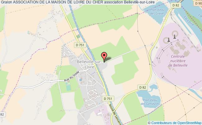 plan association Association De La Maison De Loire Du Cher Belleville-sur-Loire