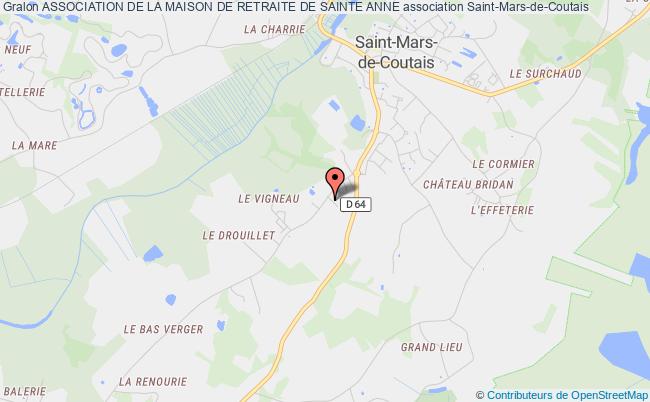 plan association Association De La Maison De Retraite De Sainte Anne Saint-Mars-de-Coutais