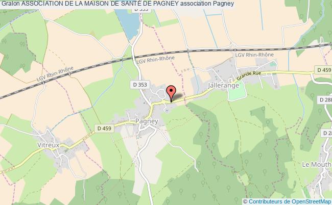 plan association Association De La Maison De Sante De Pagney Pagney