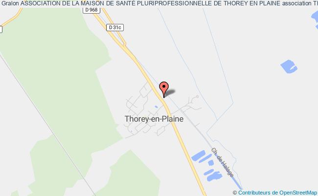 plan association Association De La Maison De SantÉ Pluriprofessionnelle De Thorey En Plaine Thorey-en-Plaine