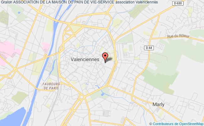 plan association Association De La Maison Du Pain De Vie-service Valenciennes