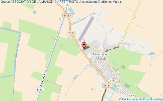 plan association Association De La Maison Du Petit Poitou Chaillé-les-Marais