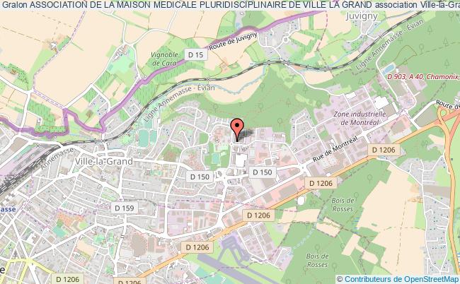 plan association Association De La Maison Medicale Pluridisciplinaire De Ville La Grand Ville-la-Grand