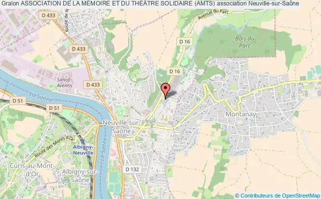 plan association Association De La MÉmoire Et Du ThÉÂtre Solidaire (amts) Neuville-sur-Saône