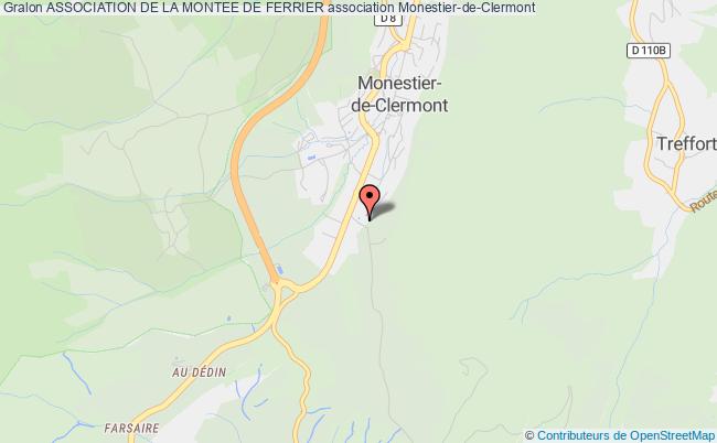 plan association Association De La Montee De Ferrier Monestier-de-Clermont