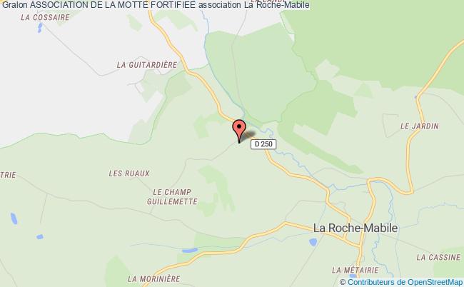 plan association Association De La Motte Fortifiee La Roche-Mabile