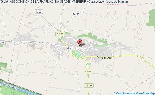 ASSOCIATION DE LA PHARMACIE A USAGE INTERIEUR 40