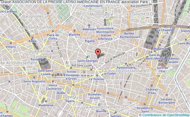 plan association Association De La Presse Latino Americaine En France Paris