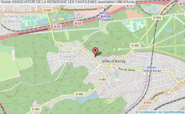 plan association Association De La Residence Les Cantilenes Ville-d'Avray