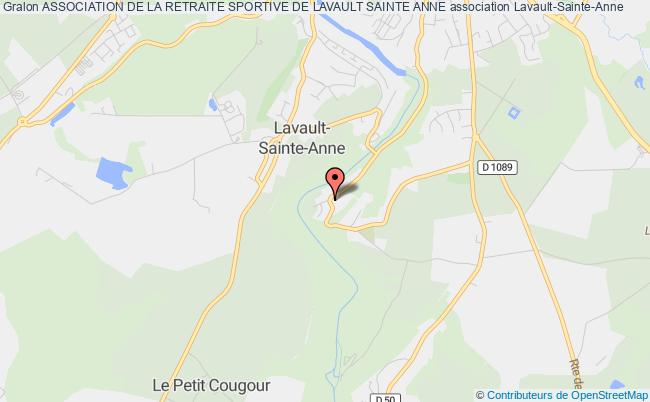 plan association Association De La Retraite Sportive De Lavault Sainte Anne Lavault-Sainte-Anne
