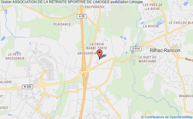 plan association Association De La Retraite Sportive De Limoges Limoges