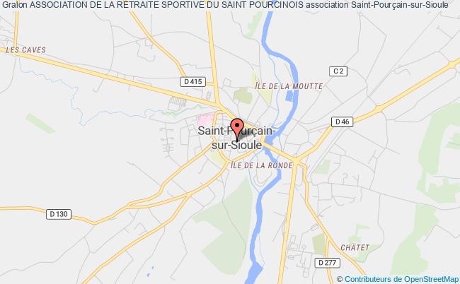 plan association Association De La Retraite Sportive Du Saint Pourcinois Saint-Pourçain-sur-Sioule