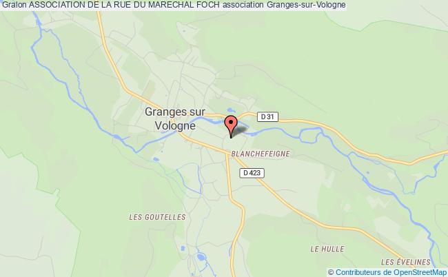 plan association Association De La Rue Du Marechal Foch Granges-sur-Vologne
