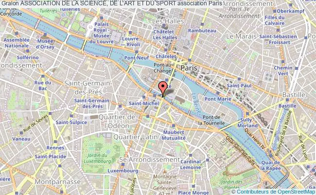 plan association Association De La Science, De L'art Et Du Sport Paris