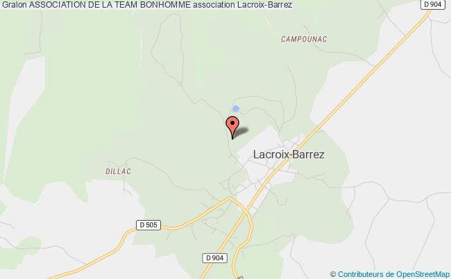 plan association Association De La Team Bonhomme Lacroix-Barrez