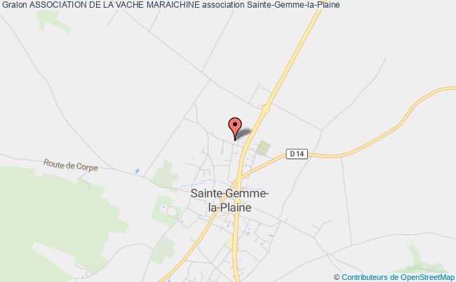 plan association Association De La Vache Maraichine Sainte-Gemme-la-Plaine