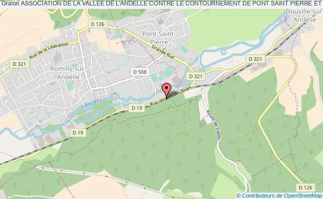 ASSOCIATION DE LA VALLEE DE L'ANDELLE CONTRE LE CONTOURNEMENT DE PONT SAINT PIERRE ET ROMILLY SUR ANDELLE PAR LA RD 19