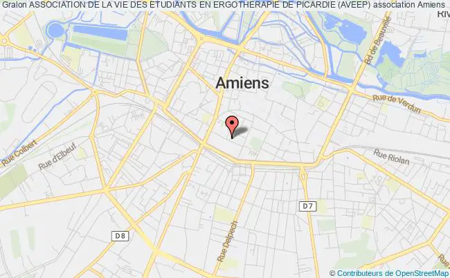 plan association Association De La Vie Des Etudiants En Ergotherapie De Picardie (aveep) Amiens
