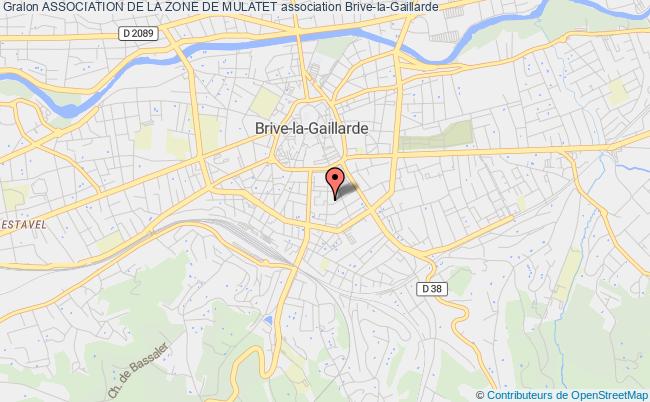plan association Association De La Zone De Mulatet Brive-la-Gaillarde