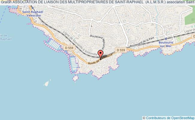 plan association Association De Liaison Des Multiproprietaires De Saint-raphael  (a.l.m.s.r.) Saint-Raphaël