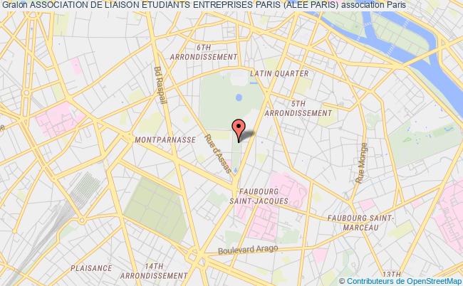 plan association Association De Liaison Etudiants Entreprises Paris (alee Paris) Paris