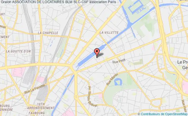plan association Association De Locataires Blm Slc-csf Paris