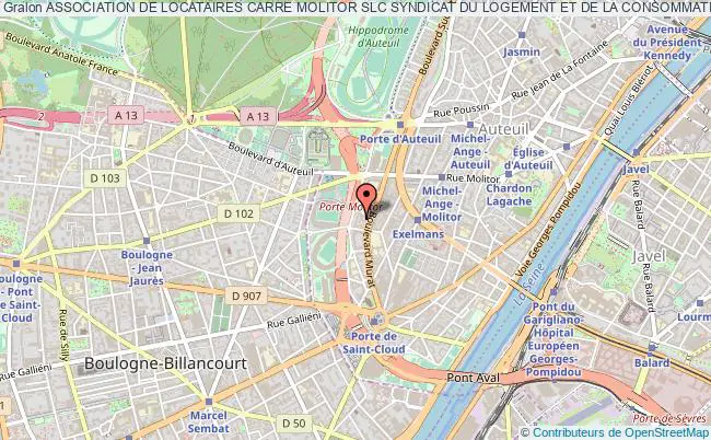 plan association Association De Locataires Carre Molitor Slc Syndicat Du Logement Et De La Consommation Paris