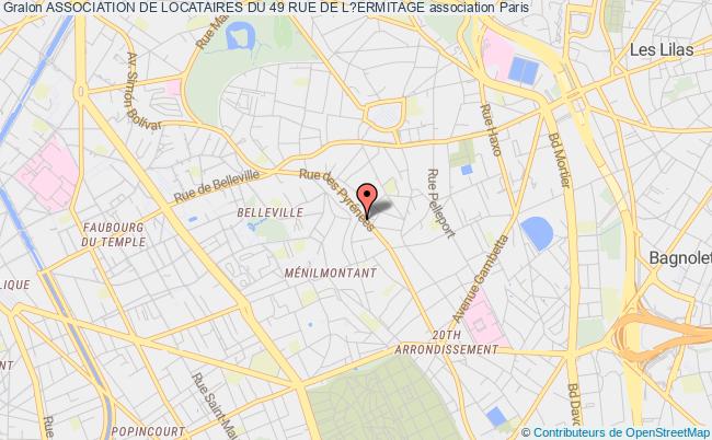 plan association Association De Locataires Du 49 Rue De L?ermitage Paris