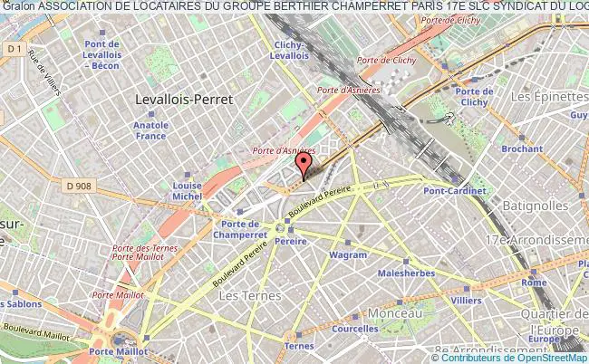 plan association Association De Locataires Du Groupe Berthier Champerret Paris 17e Slc Syndicat Du Logement Et De La Consommation Paris Paris