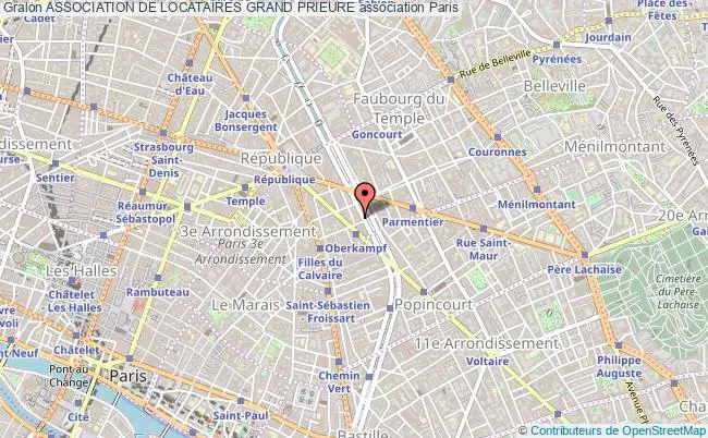 plan association Association De Locataires Grand Prieure Paris