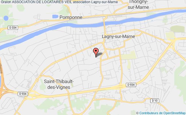 plan association Association De Locataires Veil Lagny-sur-Marne