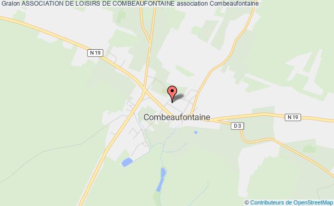 ASSOCIATION DE LOISIRS DE COMBEAUFONTAINE