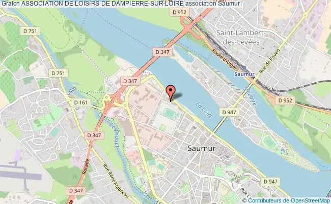 plan association Association De Loisirs De Dampierre-sur-loire Saumur