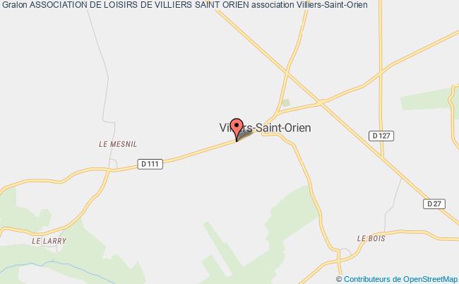 plan association Association De Loisirs De Villiers Saint Orien Villiers-Saint-Orien