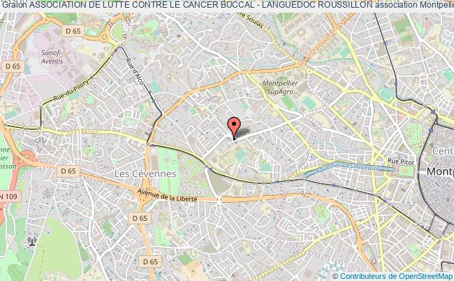 plan association Association De Lutte Contre Le Cancer Buccal - Languedoc Roussillon Montpellier