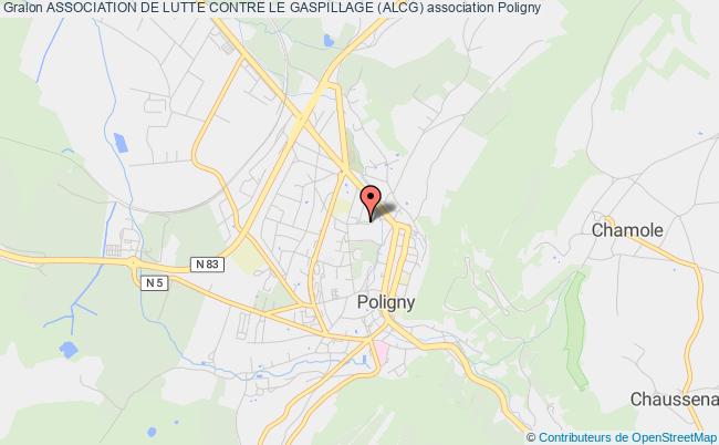 plan association Association De Lutte Contre Le Gaspillage (alcg) Poligny