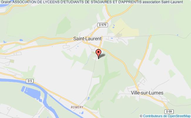 plan association Association De Lyceens D'etudiants De Stagiaires Et D'apprentis Saint-Laurent