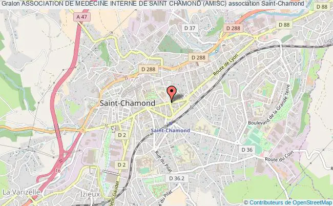 plan association Association De Medecine Interne De Saint Chamond (amisc) Saint-Chamond