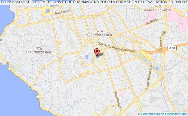 plan association Association De Medecins Et De Pharmaciens Pour La Formation Et L'evaluation En Dialyse (ampfed) Marseille