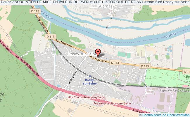 plan association Association De Mise En Valeur Du Patrimoine Historique De Rosny Rosny-sur-Seine