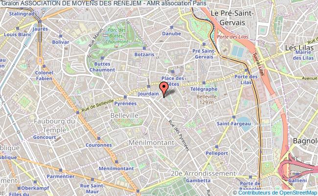plan association Association De Moyens Des Renejem - Amr Paris