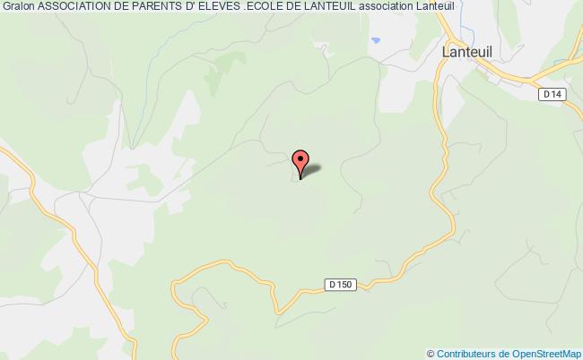 plan association Association De Parents D' Eleves .ecole De Lanteuil Lanteuil