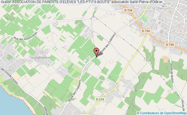 plan association Association De Parents D'eleves "les P'tits Bouts" Saint-Pierre-d'Oléron