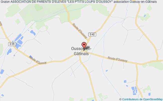 plan association Association De Parents D'eleves "les P'tits Loups D'oussoy" Oussoy-en-Gâtinais